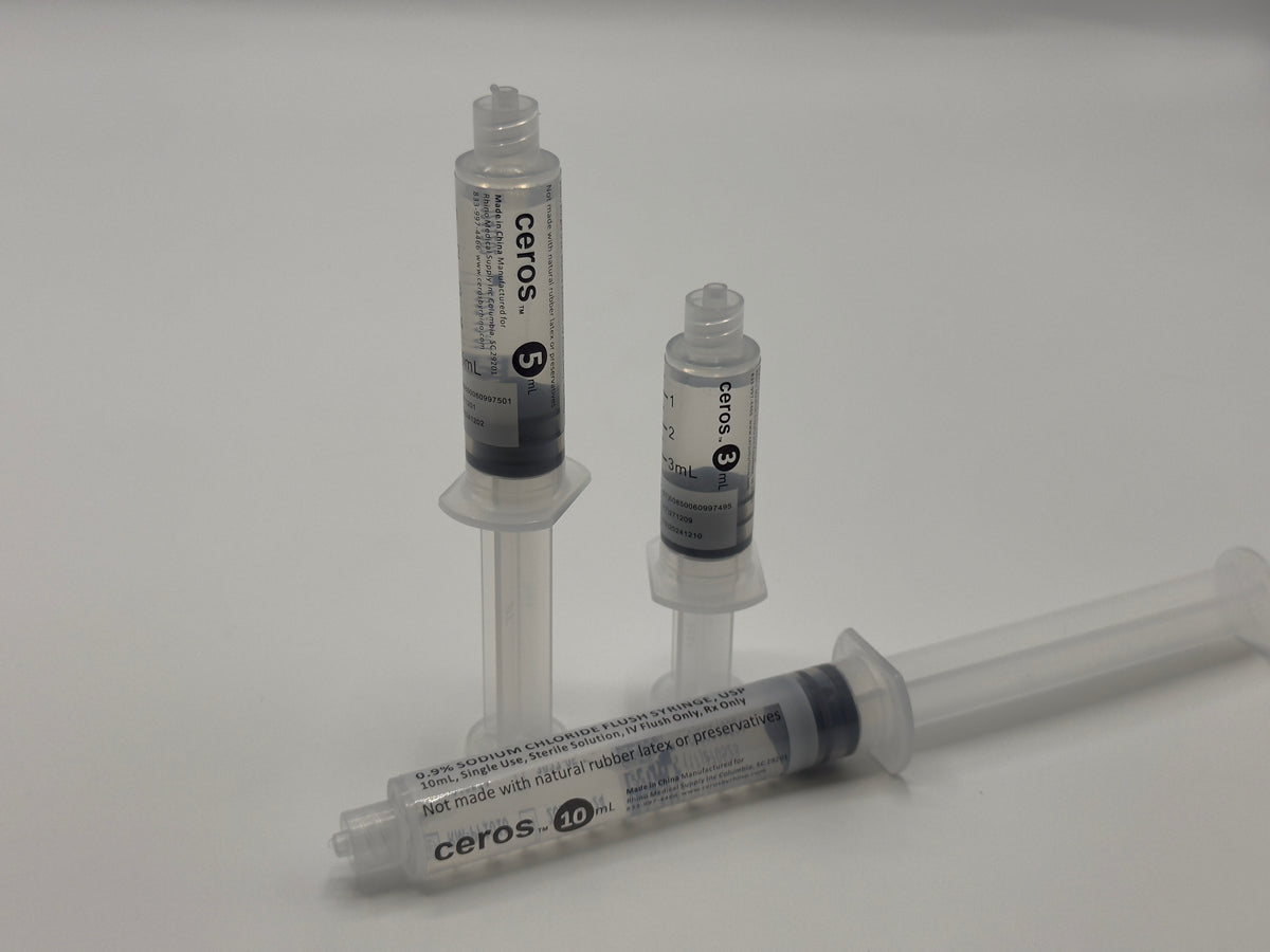 Ceros 3 mL 0.9% Sodium Chloride USP Prefilled Flush Syringe