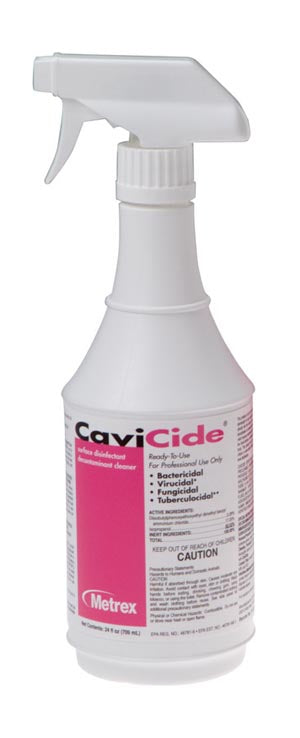 METREX CAVICIDE1 SURFACE DISINFECTANT 24 oz Spray, Case of 12