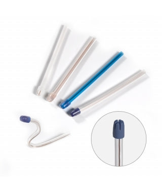 Crosstex Advantage Saliva Ejectors, Clear Tip, Clear Body