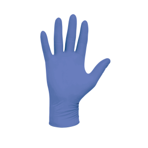 Halyard Aquasoft Nitrile Gloves, X-Small, Blue, 3000/Case