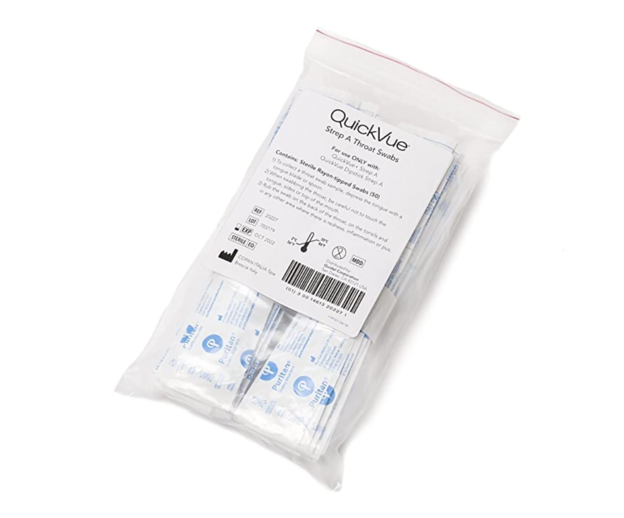 QUIDEL QUICKVUE® STREP A THROAT SWABS, 50 PACK