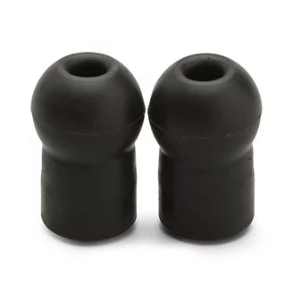 Welch Allyn Harvey DLX Stethoscope Accessories Comfort Sealing Eartips, Large, Black, 1 pair