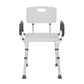 Rhythm Healthcare Premium Shower Bench/Chair with Removable Padded Arms, Various Options