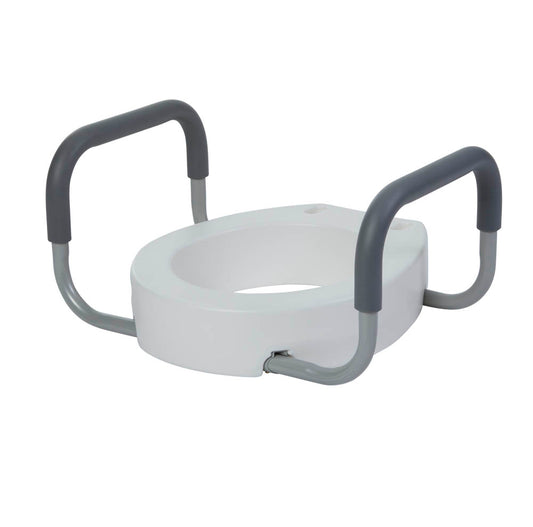Rhythm Healthcare Bolt On Raised Toilet Seat with Arms, Various Options