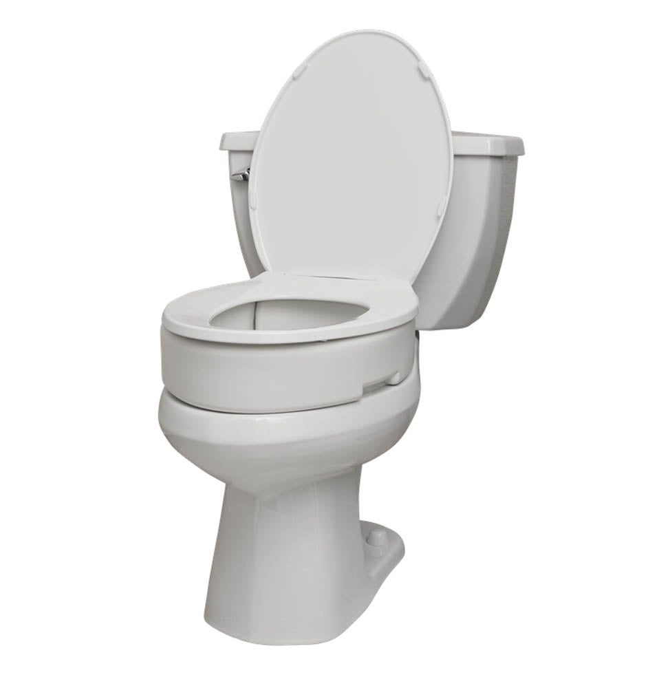 Rhythm Healthcare Bolt On Hinged Raised Toilet Seat, Various Options