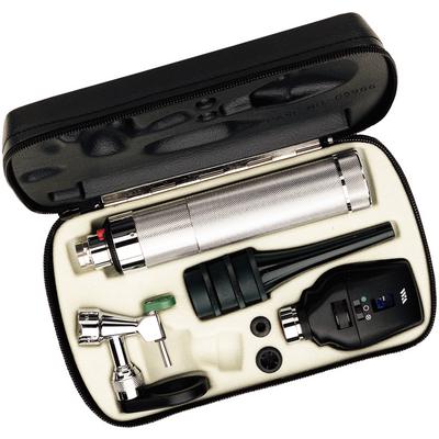 Welch Allyn Veterinary 3.5V Diagnostic Set, Coaxial Ophthalmoscope, Veterinary Operating Otoscope, Rechargeable 60-minute Power Handle and Soft Storage Case