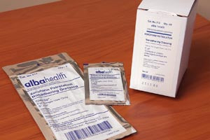 Dukal Alba Xeroform Petrolatum Gauze Dressings,  1" x 8", 50/bx