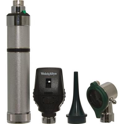 Welch Allyn Veterinary 3.5V Diagnostic Set, Coaxial Ophthalmoscope, Veterinary Operating Otoscope, Rechargeable 60-minute Power Handle and Soft Storage Case