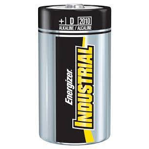 Energizer Industrial Alkaline Battery, Size D