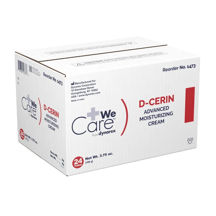 Dynarex D-Cerin Advanced Moisturizing Cream 3.75oz Tube, Case/24